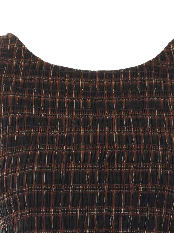 トップ/タンクトップ - ブラウン shop online: GANNI