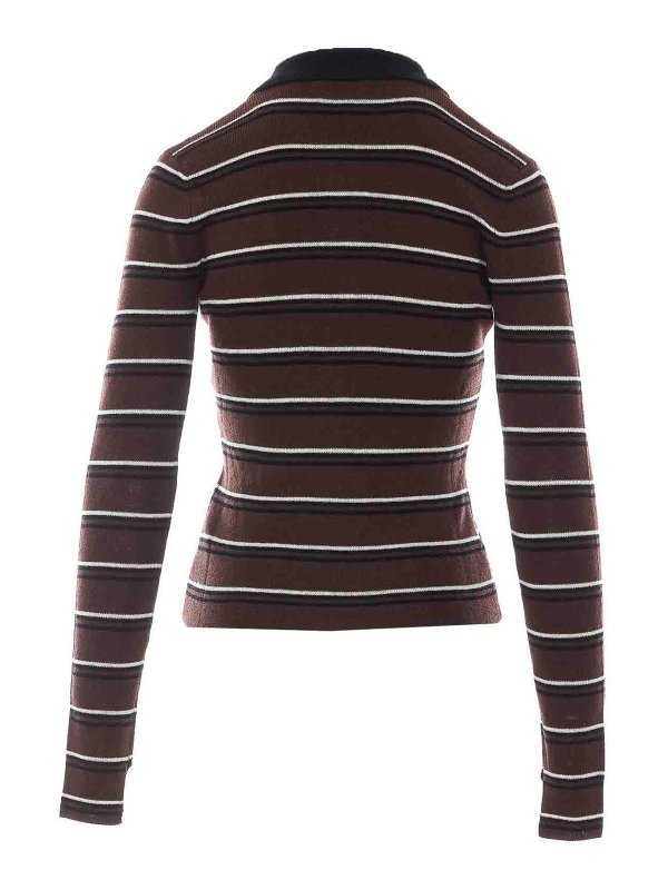GANNI: Poloshirts online - Poloshirt - Braun