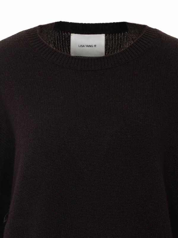 クルーネック - 黒 shop online: LISA YANG