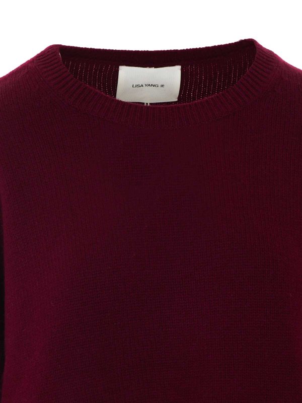 Rundhalspullover - Rot shop online: LISA YANG