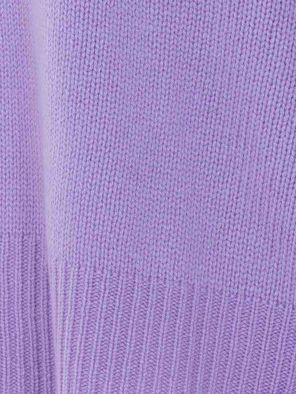 The Best Shops LISA YANG: Strickpullover mit Rundhalsausschnitt - Rundhalspullover - Silber