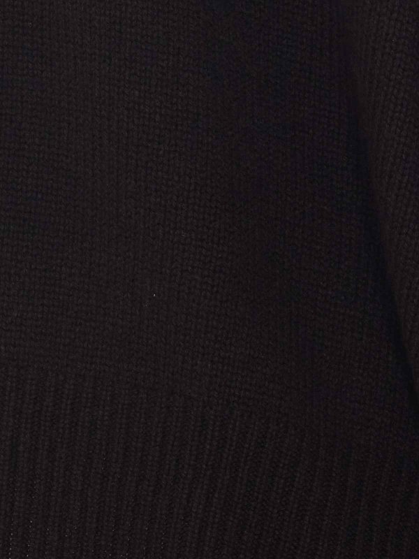 The Best Shops LISA YANG: Strickpullover mit Rundhalsausschnitt - Rundhalspullover - Braun
