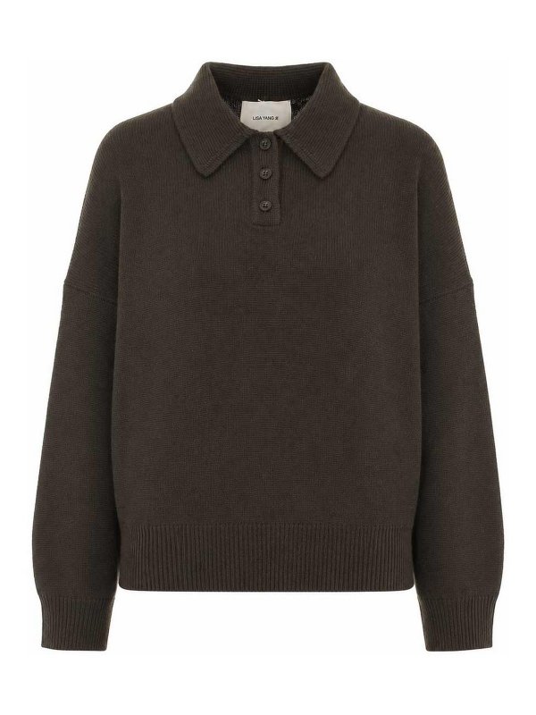 LISA YANG: ポロシャツ - ポロシャツ - 緑