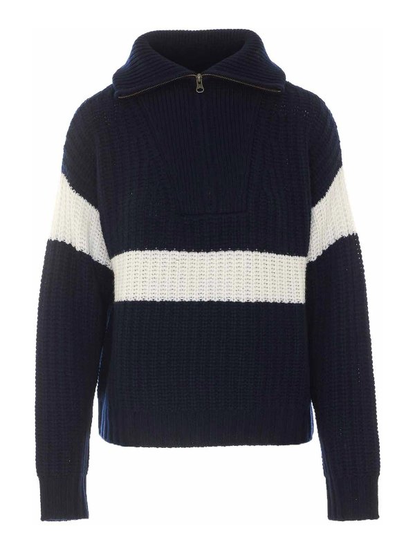 LISA YANG: Pull col rond - Pull Col Rond - Bleu