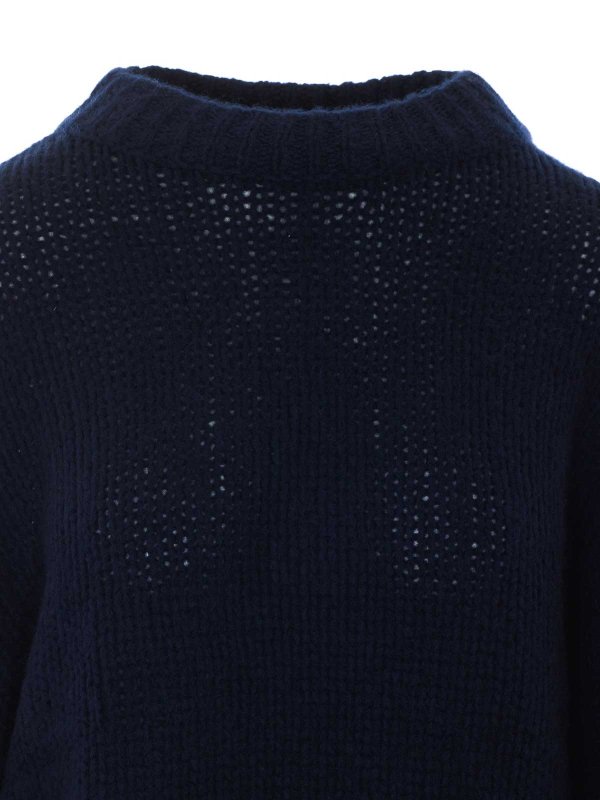 Rundhalspullover - Blau shop online: LISA YANG