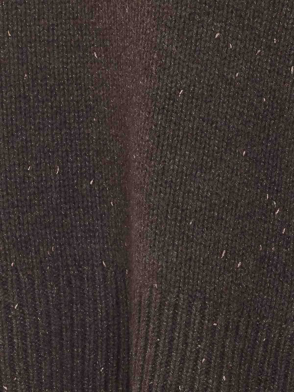 The Best Shops LISA YANG: Strickpullover mit Rundhalsausschnitt - Rundhalspullover - Braun