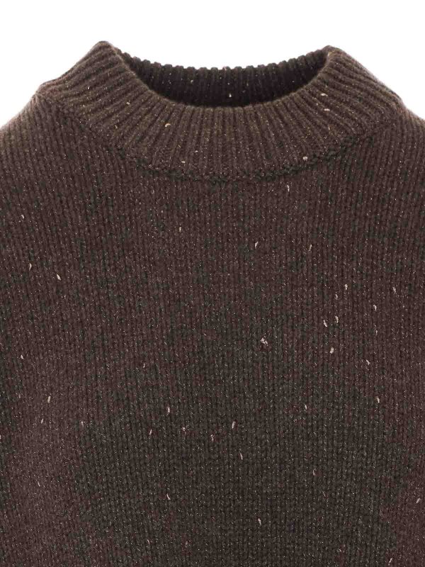 Rundhalspullover - Braun shop online: LISA YANG