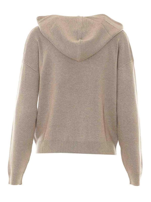 Liu Jo: Strickpullover mit Rundhalsausschnitt online - Rundhalspullover - Beige