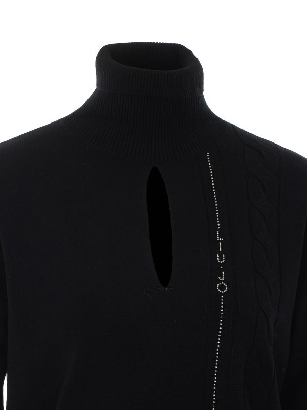 Pull Col Roulé - Noir shop online: Liu Jo