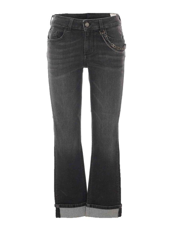 Liu Jo: Straight Leg Jeans - Straight Leg Jeans - Schwarz