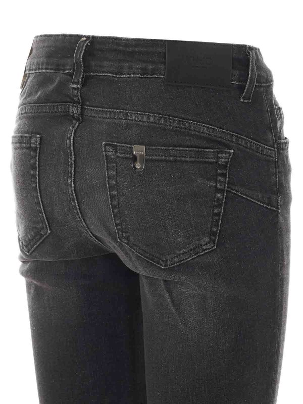 The Best Shops Liu Jo: Straight Leg Jeans - Straight Leg Jeans - Schwarz