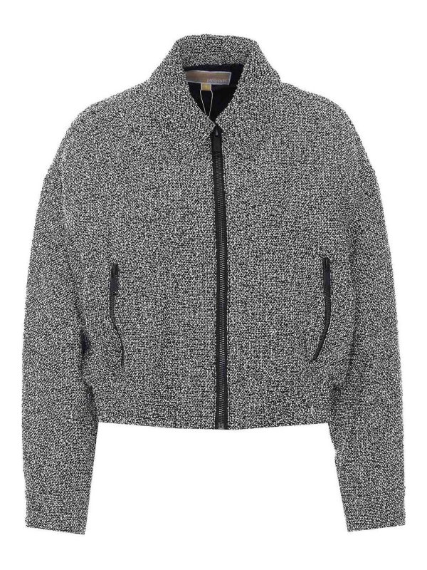 Michael Michael Kors: Bomberjacken - Bomberjacke - Grau
