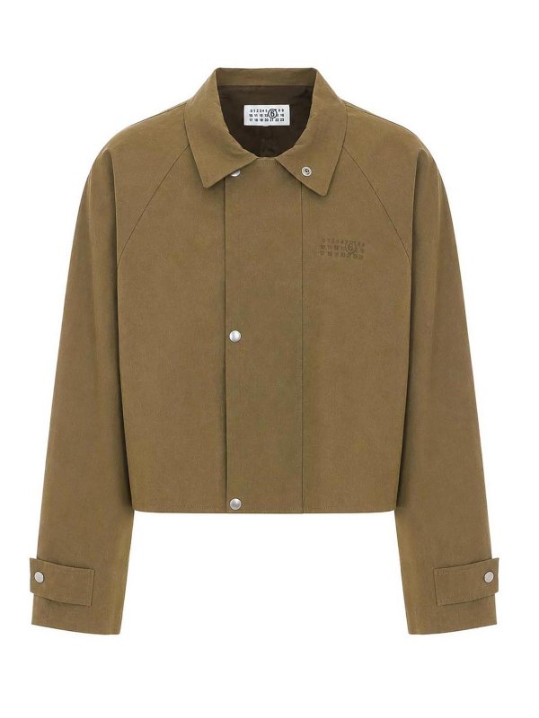 MM6 MAISON MARGIELA: casual jackets - Logo Jacket