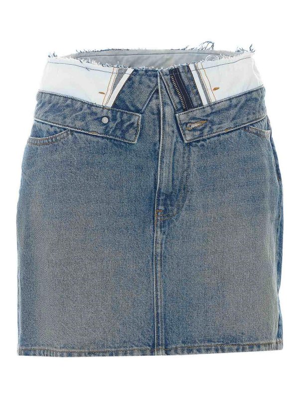 MM6 MAISON MARGIELA: Miniröcke - Minirock - Blau
