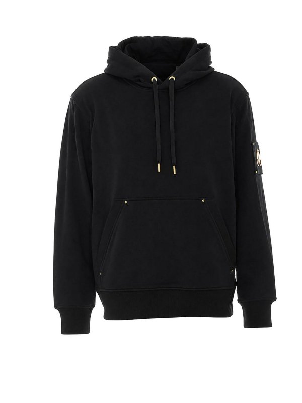 MOOSE KNUCKLES: Sudaderas y suéteres - Sudadera - Negro