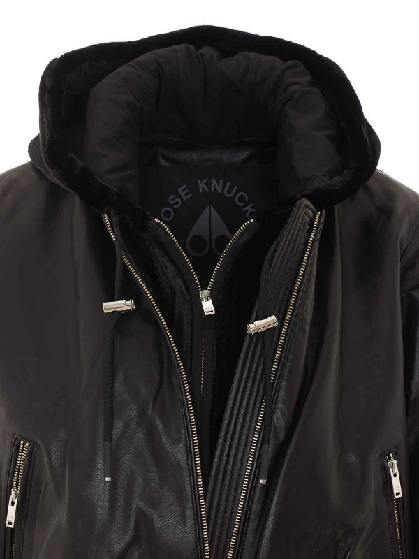 ボンバージャケット - 黒 shop online: MOOSE KNUCKLES
