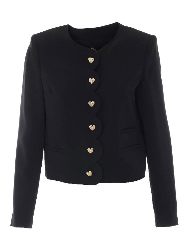TWINSET: casual jackets - Heart Buttons Jacket