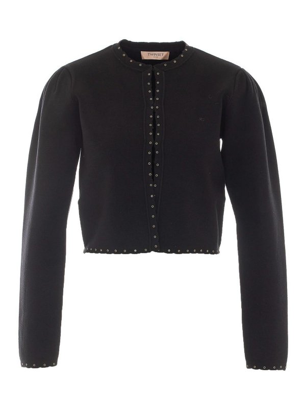 TWINSET: Cardigans - Cardigan - Schwarz