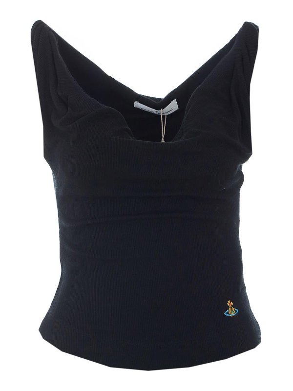 VIVIENNE WESTWOOD: Tops und Tank Tops - Top - Schwarz