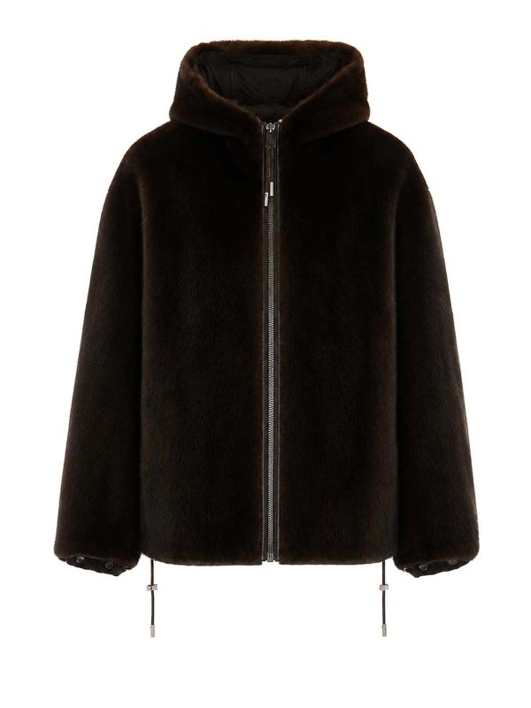 YVES SALOMON: Casualjacken - Casualjacke - Braun