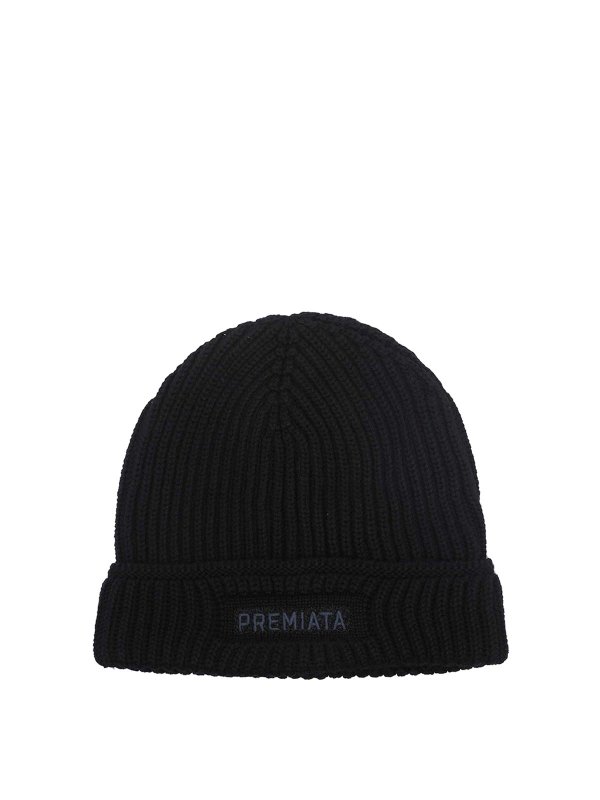 PREMIATA: hats & caps - Black Hat