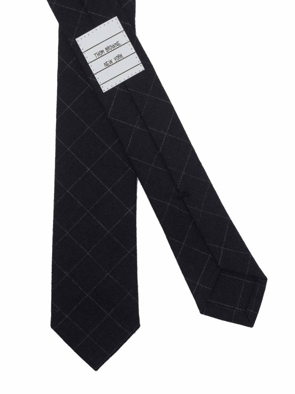 THOM BROWNE: ties & bow ties online - Navy Classic Tie