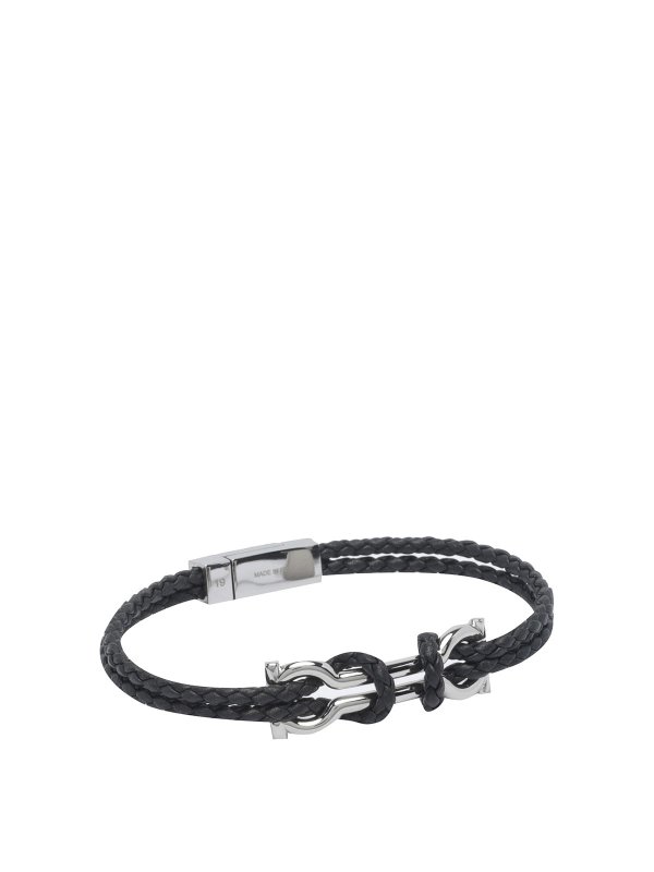 SALVATORE FERRAGAMO: Armbänder und Armkettchen online - Armband - Schwarz