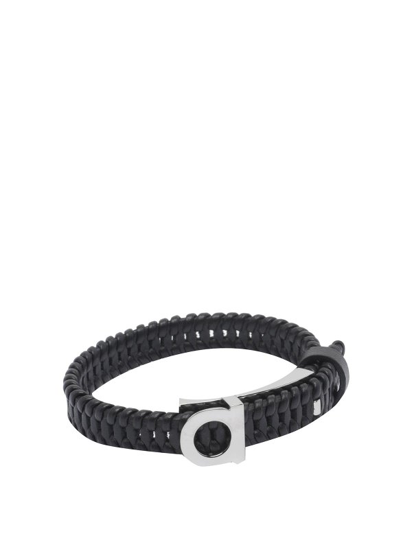 SALVATORE FERRAGAMO: Armbänder und Armkettchen online - Armband - Schwarz