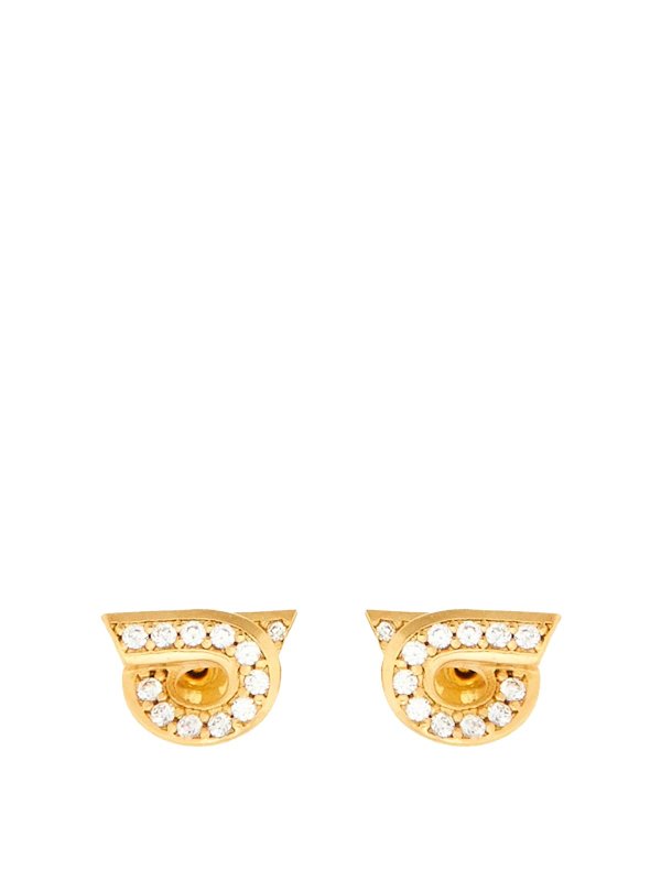 SALVATORE FERRAGAMO: Ohrringe - Ohrring - Gold