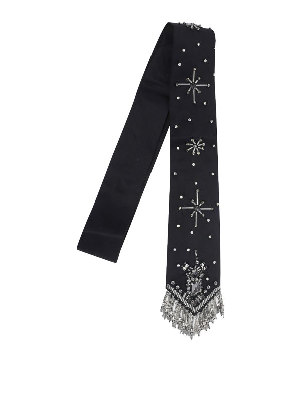 Pinko: Corbatas y pajaritas - Corbata - Negro
