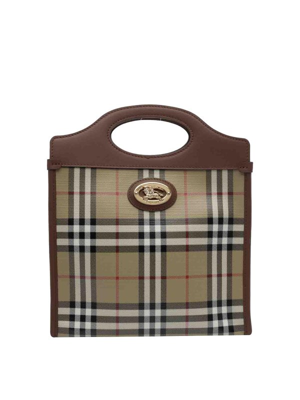 BURBERRY: Handtaschen - Shopper - Beige