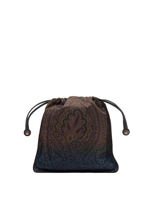 ETRO: クラッチバッグ - クラッチバッグ - ブラウン