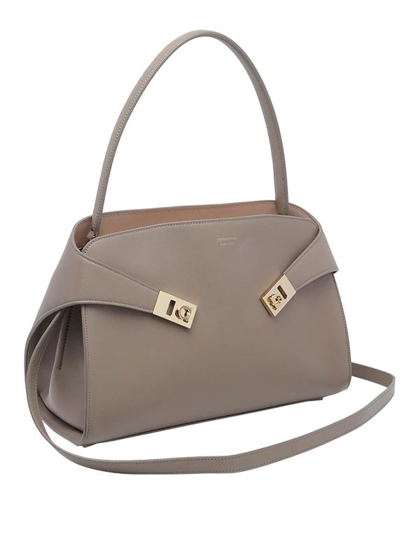 SALVATORE FERRAGAMO: Schultertaschen online - Schultertasche - Beige