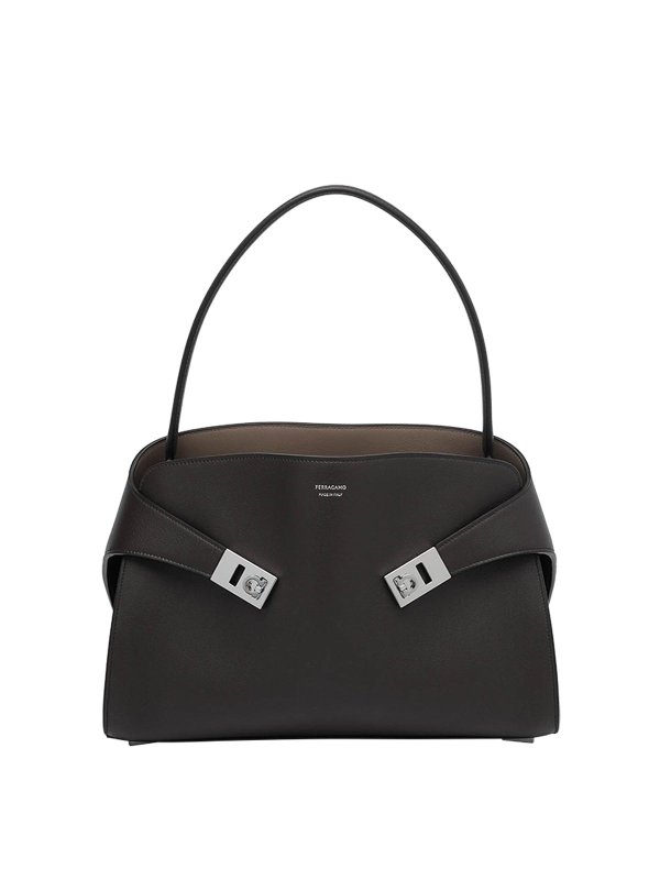 SALVATORE FERRAGAMO: Schultertaschen - Schultertasche - Braun