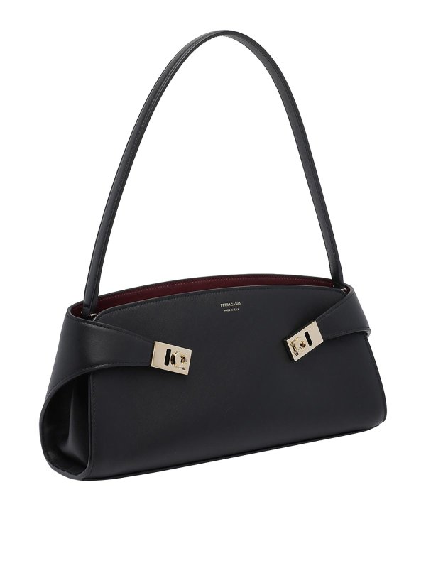 SALVATORE FERRAGAMO: Schultertaschen online - Schultertasche - Schwarz