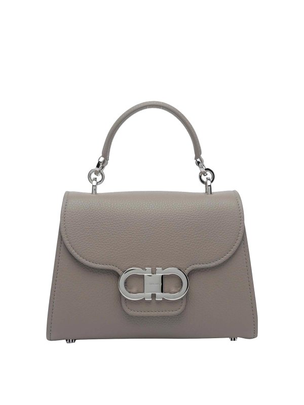 SALVATORE FERRAGAMO: Handtaschen - Shopper - Grau