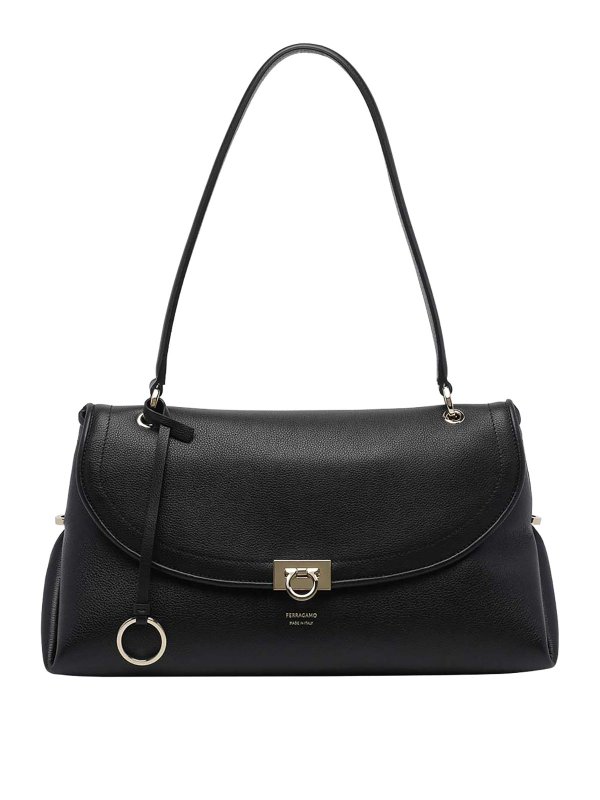 SALVATORE FERRAGAMO: ショルダーバッグ - ショルダーバッグ - 黒