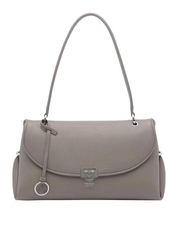 SALVATORE FERRAGAMO: ショルダーバッグ - ショルダーバッグ - グレー