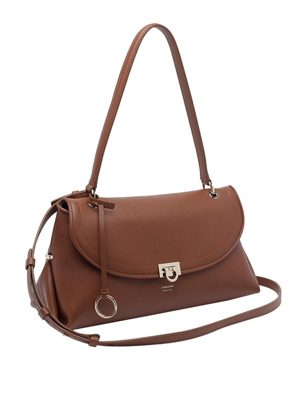 SALVATORE FERRAGAMO: Schultertaschen online - Schultertasche - Braun
