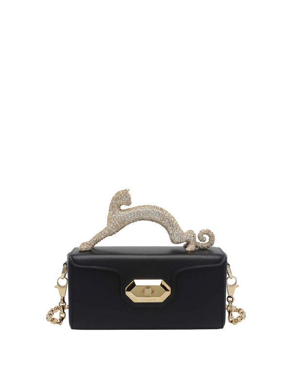 LANVIN: トートバッグ - トートバッグ - 黒