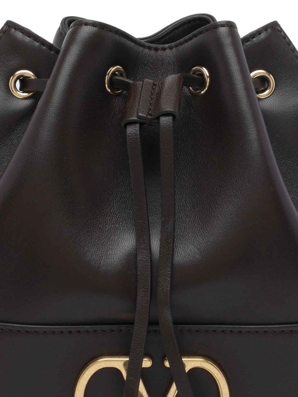 Bucket-Bag - Braun shop online: VALENTINO GARAVANI