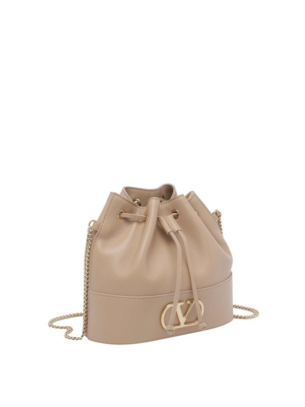 VALENTINO GARAVANI: Bucket-bags online - Bucket-Bag - Beige