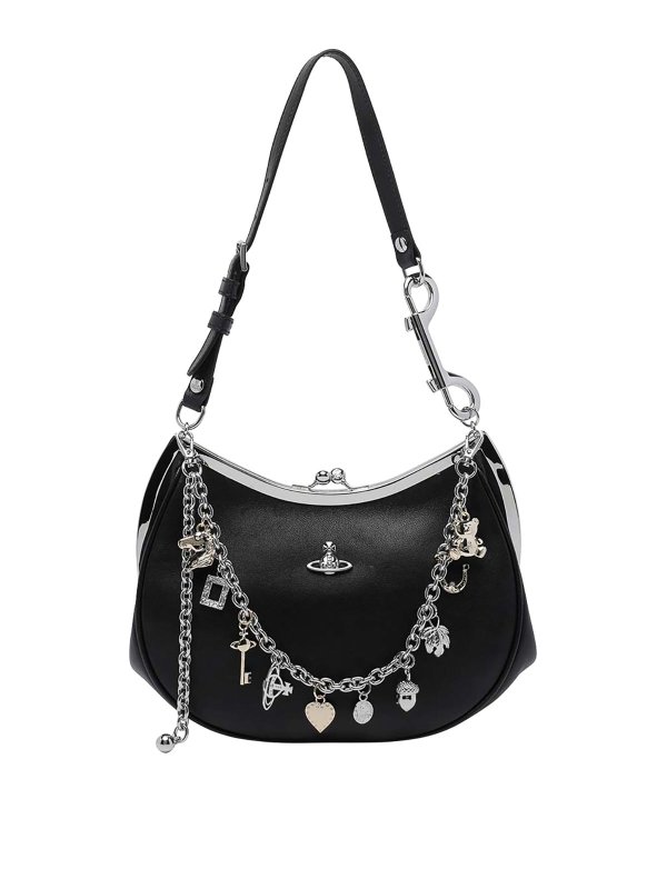 VIVIENNE WESTWOOD: Handtaschen - Shopper - Schwarz