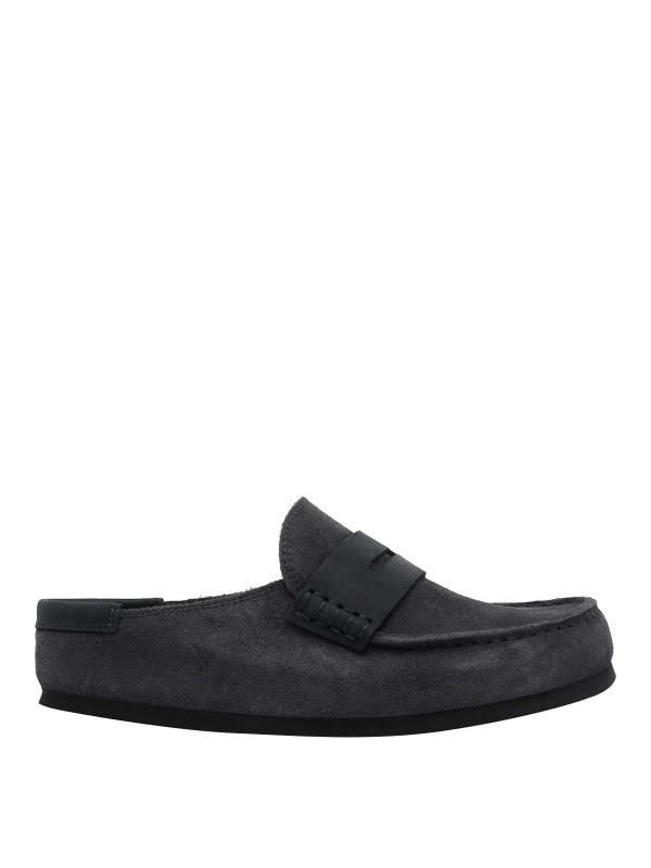 BIRKENSTOCK: ロファー＆スリッパ - ローファー - グレー