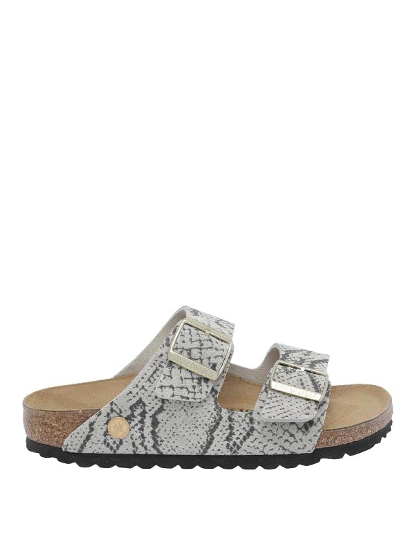 BIRKENSTOCK: Sandalen - Sandalen - Grau