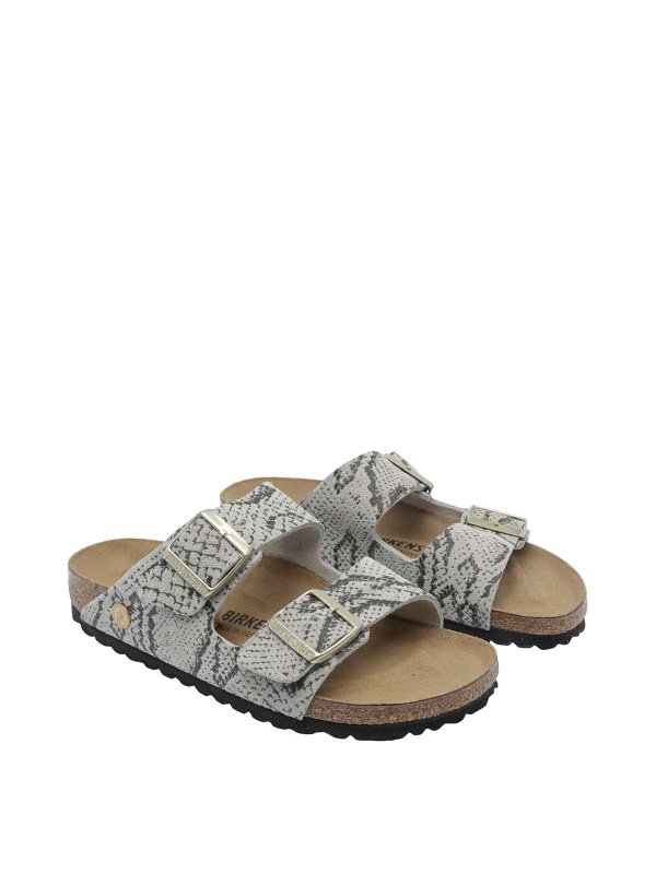 BIRKENSTOCK: Sandalen online - Sandalen - Grau