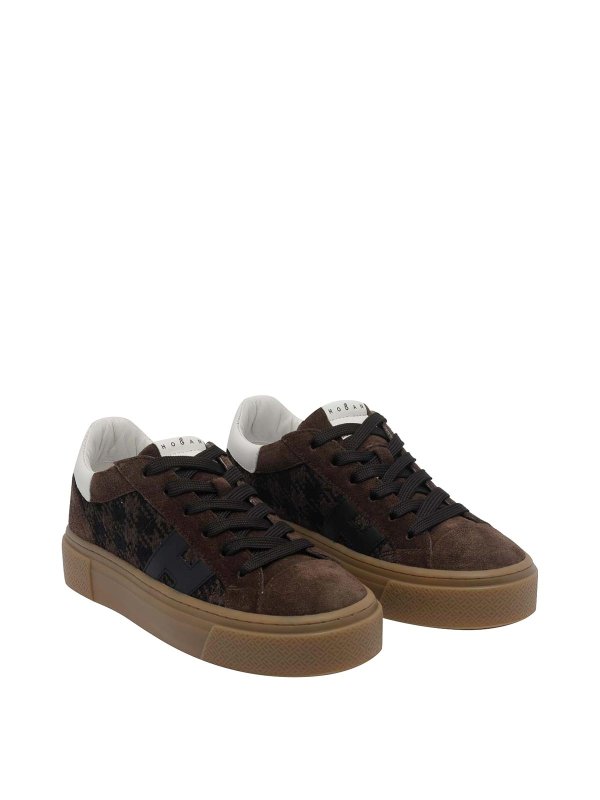 HOGAN: Chaussures de sport online - Baskets - Marron