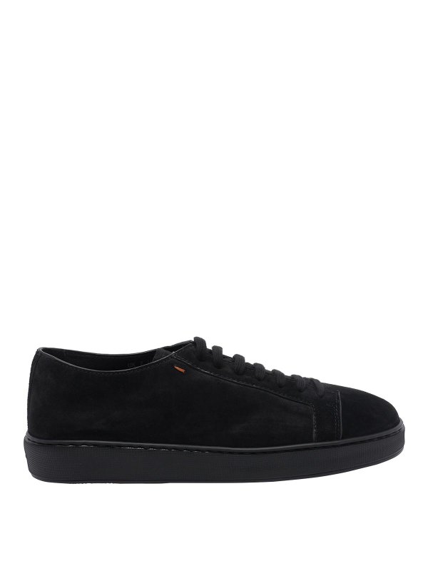 SANTONI: Chaussures de sport - Baskets - Noir