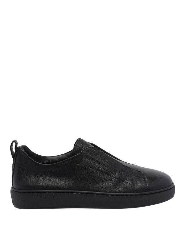 SANTONI: Sneaker - Sneaker - Schwarz