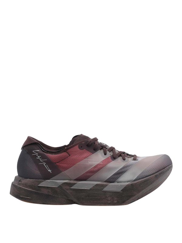 Y-3: Chaussures de sport - Baskets - Rouge